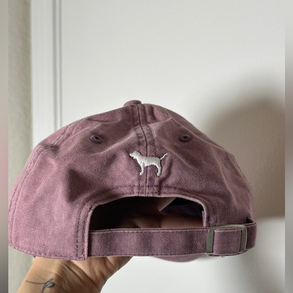 PINK by Victoria’s Secret Baseball Hat, women’s adjustable, Mauve - Picture 2 of 3